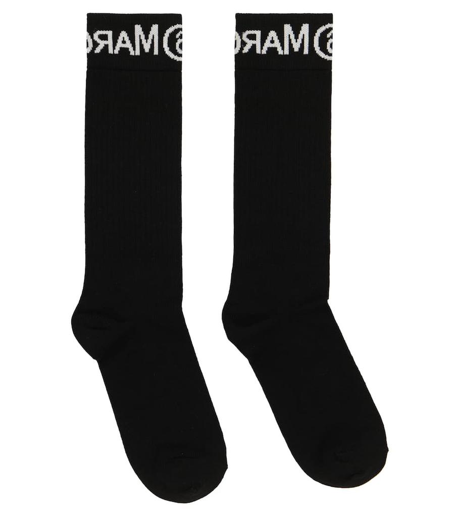 Logo棉质混纺袜子商品第1张图片规格展示