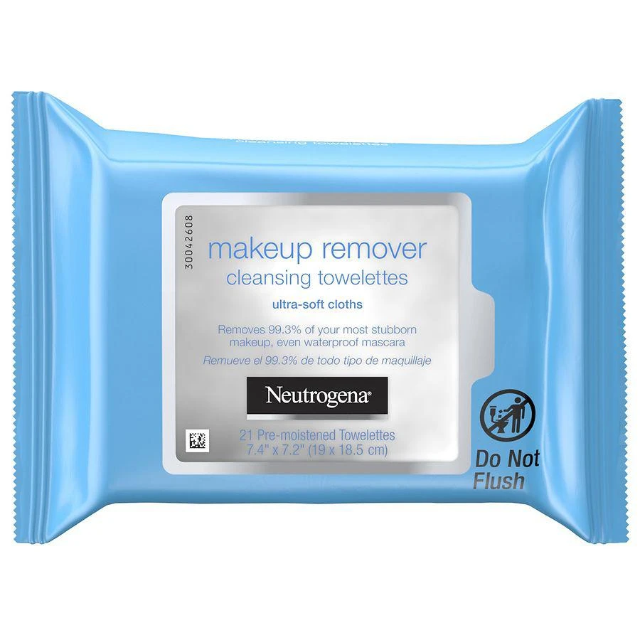 商品Neutrogena|Makeup Remover Facial Cleansing Towelettes & Wipes,价格¥63,第1张图片