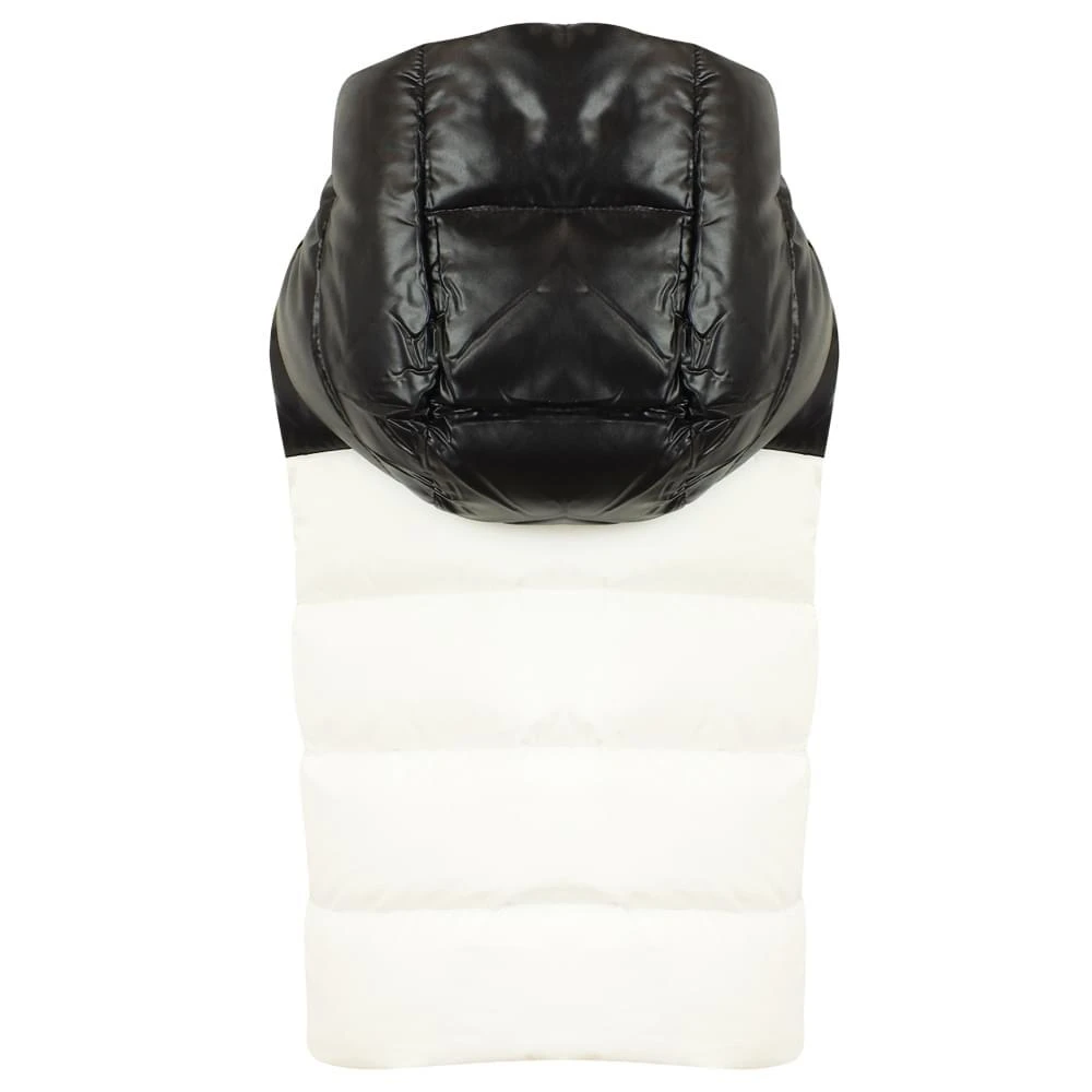 商品Moncler|Snow White & Black Nurow Padded Gilet,价格¥2902,第4张图片详细描述