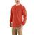 商品Carhartt | Men's Signature Sleeve Long Sleeve T-Shirt颜色Desert Orange Heather