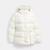 颜色: cream, Coach | Coach Outlet Short Puffer With Belt In Recycled Polyester