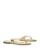 Tory Burch | Women's Classic Leather Flip-Flop, 颜色Spark Gold
