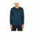 商品Hurley | Men's Everyday Explore Fastlane Palm Trip Long Sleeve T-shirt颜色Nightshadow