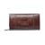 Mancini Leather Goods | Casablanca Collection RFID Secure Ladies Clutch Wallet, 颜色Brown