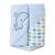 商品第1个颜色Blue Whale, Spasilk | Baby Bath Hooded Towels & Washcloths Set for Newborns and Infants
