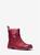 商品第1个颜色BERRY, Michael Kors | Blakely Logo Tape PVC and Nylon Rain Boot