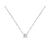 商品Essentials | Cubic Zirconia Solitaire Pendant Necklace, 16" + 2" extender in Silver or Gold Plate颜色Silver
