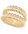 颜色: Gold, INC International | Crystal & Bead Four-Row Stack Ring, Created for Macy's