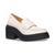 颜色: Light Cream, Michael Kors | Women's Rocco Lug Sole Slip On Heeled Loafer