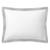 商品Ralph Lauren | RL Organic Sateen Border Decorative Pillow, 16"W x 12"L颜色True Platinum