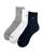 Calvin Klein | Cushioned High Quarter Socks, Pack of 3, 颜色Dark Blue