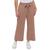 商品Calvin Klein | Women's Satin Drawstring Sweatpants颜色Cafe Ole