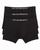 商品第2个颜色Black, Emporio Armani | 纯棉平脚内裤 - 三件装
