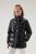 商品Woolrich | Aliquippa Silky Down Jacket with a Drawstring Waist颜色Black