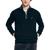 Nautica | Men's J-Class Classic-Fit Quarter Zip Fleece Sweatshirt, 颜色True Black