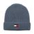 Tommy Hilfiger | Men's Fisherman Ribbed-Knit Logo Beanie, 颜色Faded Indigo