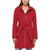 商品Tommy Hilfiger | Women's Belted Hooded Coat颜色Red