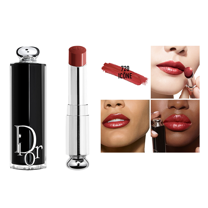 颜色: 正装720, Dior | Dior迪奥魅力新黑管保湿光泽唇膏口红3.2g 正装/替换装