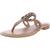 商品Ralph Lauren | Lauren Ralph Lauren Womens Audrie Leather Slip On Thong Sandals颜色Tan