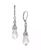 颜色: White, 2028 | Faceted Crystal Drop Earrings