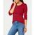 商品Charter Club | Pima Cotton Long-Sleeve Top, Created for Macy's颜色Ravishing Red
