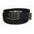 颜色: black, CTM | Kids' Cotton Adjustable Belt with Brass Military Buckle
