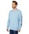 color Alpine Blue Heather, Carhartt | Signature Sleeve Logo L/S Tee