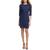 Kensie | Lace Sheath Dress, 颜色Navy