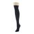 Memoi | Women's Lace Top Cable Knee High Socks, 颜色Black