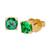 颜色: Green/gold, Kate Spade | Little Luxuries Pavé & Crystal Square Stud Earrings