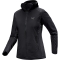 颜色: BLACK, Arc'teryx | 【Brilliant|包邮包税】ATOM LIGHTWEIGHT HOODY W 始祖鸟[SS24] Atom 轻质连帽衫 女式 AJOSWX9293