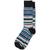 商品第2个颜色Dark Blue, Calvin Klein | Men's Textured Stripe Dress Socks