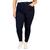 color Indigo Rinse, Celebrity Pink | Trendy Plus Size High Rise Skinny Ankle Jeans