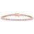商品第1个颜色ROSE, Julianna B | Moissanite Tennis Bracelet