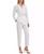 颜色: Ivory, Tahari | Women's Belted Asymmetrical Jacket & Slim-Fit Pantsuit Set