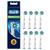 颜色: White: Mailbox Fit, Oral-B | Oral B Cross Action Electric Toothbrush Replacement Brush Heads Refill, 4Count