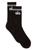 颜色: Black/White, Alo | Unisex Throwback Sock - Black/White