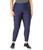 color Midnight Navy/White, Under Armour | HeatGear® Armour® High-Waisted Pocketed Leggings