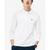 Lacoste | 拉科斯特男士Polo长袖百搭纯色运动休闲衫, 颜色White