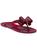 INC International | Madena Womens Jelly Thong Flip-Flops, 颜色red crystal