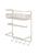 商品第3个颜色Matte Satin, mDesign | 4-Tier Wall Mount Paper Towel Holder with Hooks