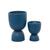 颜色: Blue, Novogratz Collection | Magnesium Oxide Indoor Outdoor Planter Set of 2