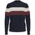 商品Tommy Hilfiger | Men's Colorblocked Stripe Sweater颜色Desert Sky