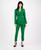 颜色: Emerald, Tahari | Women's Belted Asymmetrical Jacket & Slim-Fit Pantsuit Set