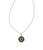 颜色: Rhodium Black Mother-of-Pearl U, Kendra Scott | Letter Disc Pendant Necklace