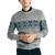 商品第1个颜色Sharkfin Grey, Nautica | Men's Classic-Fit Crewneck Fair Isle Sweater