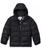 颜色: Black, Columbia | Big Boys Pike Lake II Quilted Full-Zip Hooded Puffer Jacket