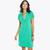 Nautica | Nautica Womens Sustainably Crafted Ocean Polo Dress, 颜色spinner green