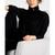 商品第1个颜色Classic Black, Charter Club | Women's 100% Cashmere Mock-Neck Sweater, Regular & Petite, Created for Macy's