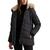 商品Ralph Lauren | Women's Faux-Fur-Trim Hooded Down Puffer Coat, Created for Macy's颜色Dark Navy